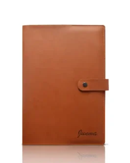 A4 PU Leather Notebook Cover Portfolio Folder